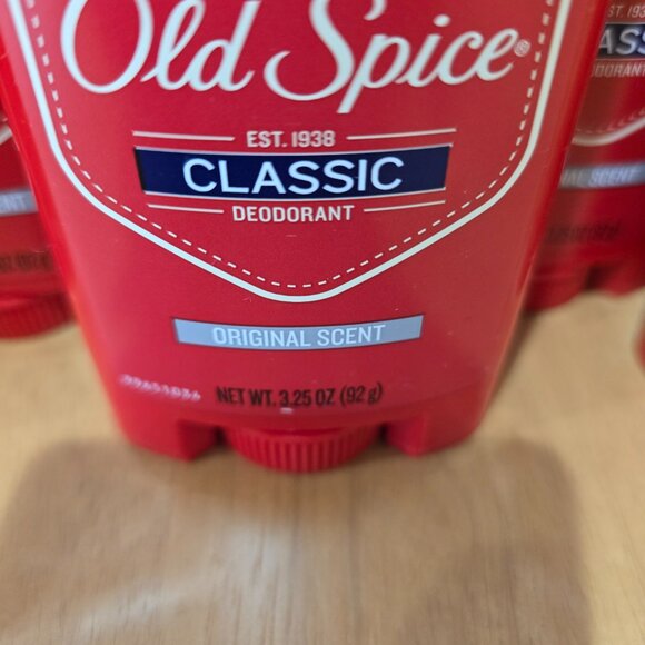 Lot of 9 Old Spice Classic Deodorant Original Scent Round Stick Formula New - Picture 4 of 6